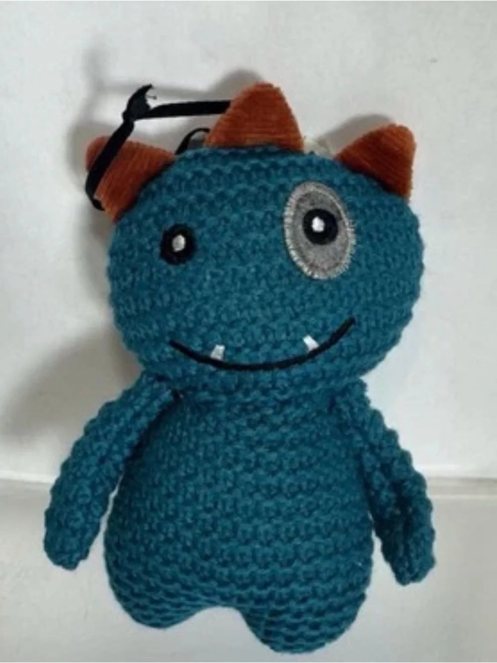 Ganz 2021 Crocheted Monster Doll Teal